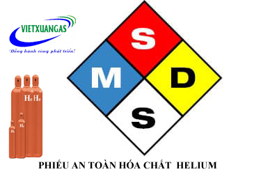 Phiếu an toàn hóa chất MSDS khí heli
