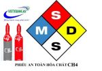 MSDS khí methane - CH4